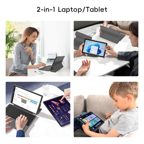 2-in-1 Laptop/Tablet 10.1" FHD IPS Touchscreen 8GB RAM 256GB SSD S625533