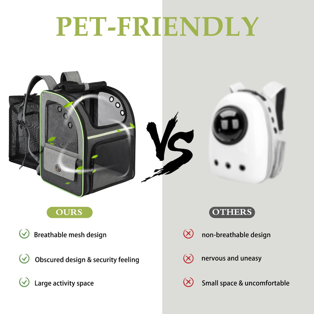 Large Soft Expandable Cat Carrier Backpack C8352