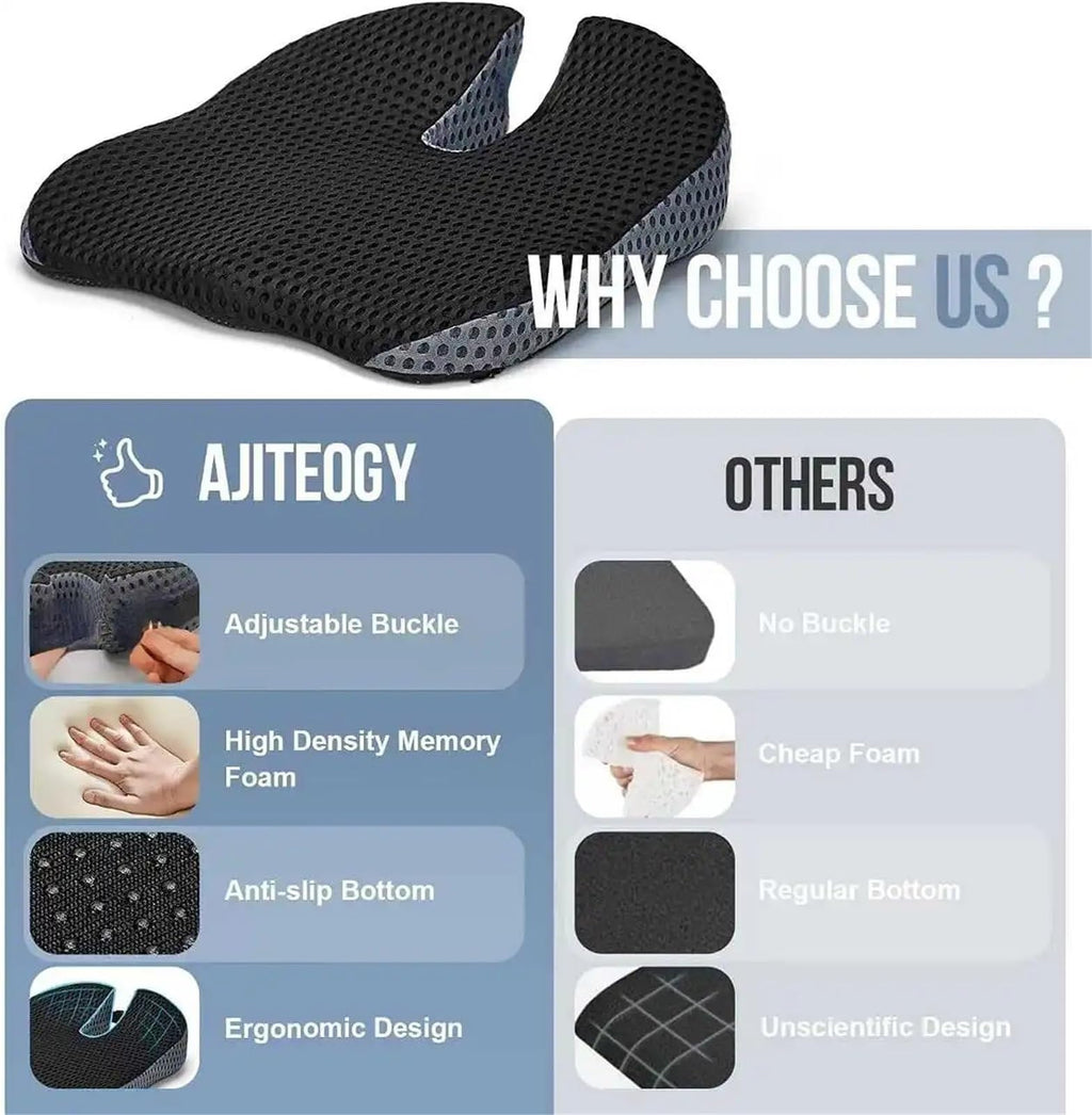 Memory Foam Car Booster Seat Cushion L49969