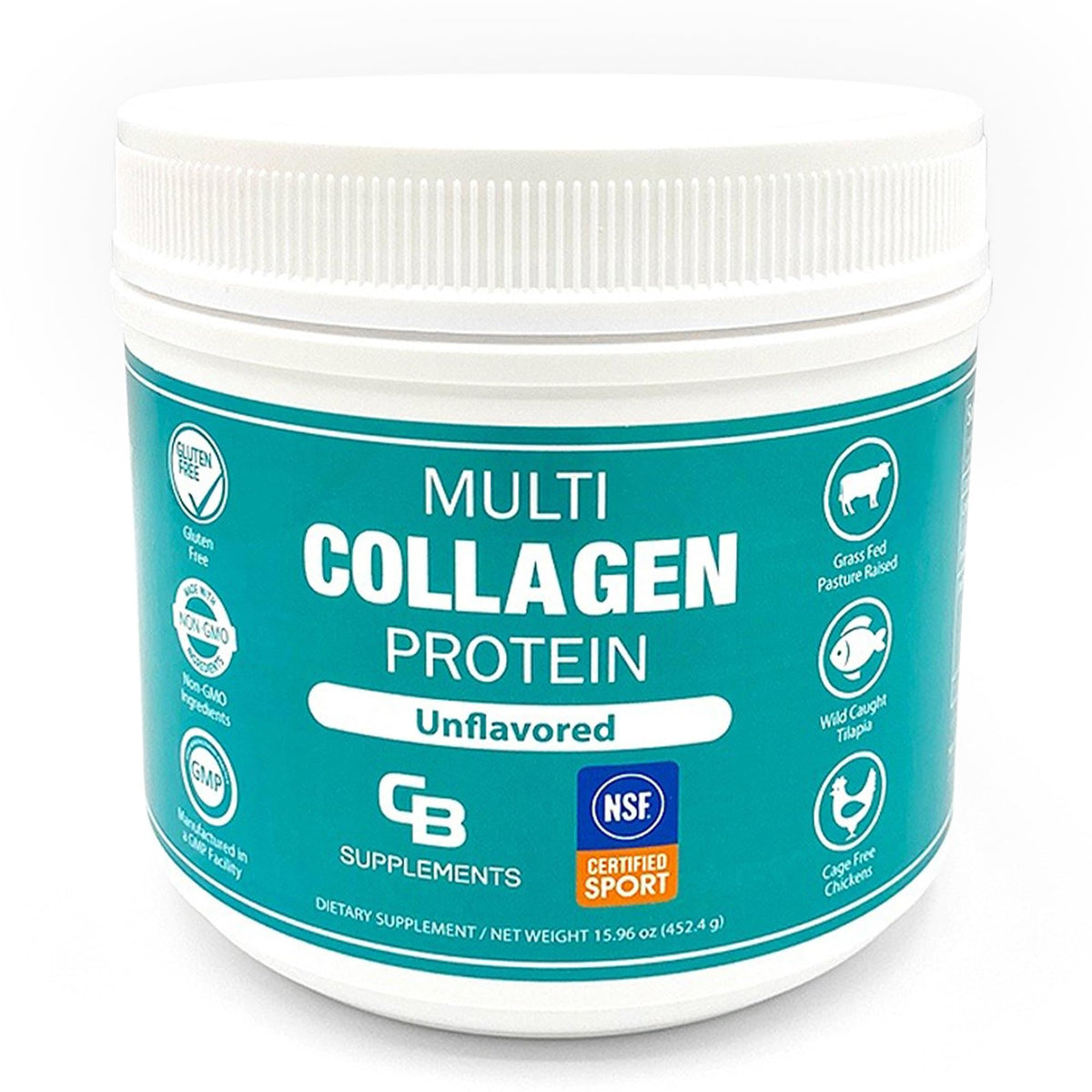 Multi Collagen Protein Powder Unflavored 58 Servings E823