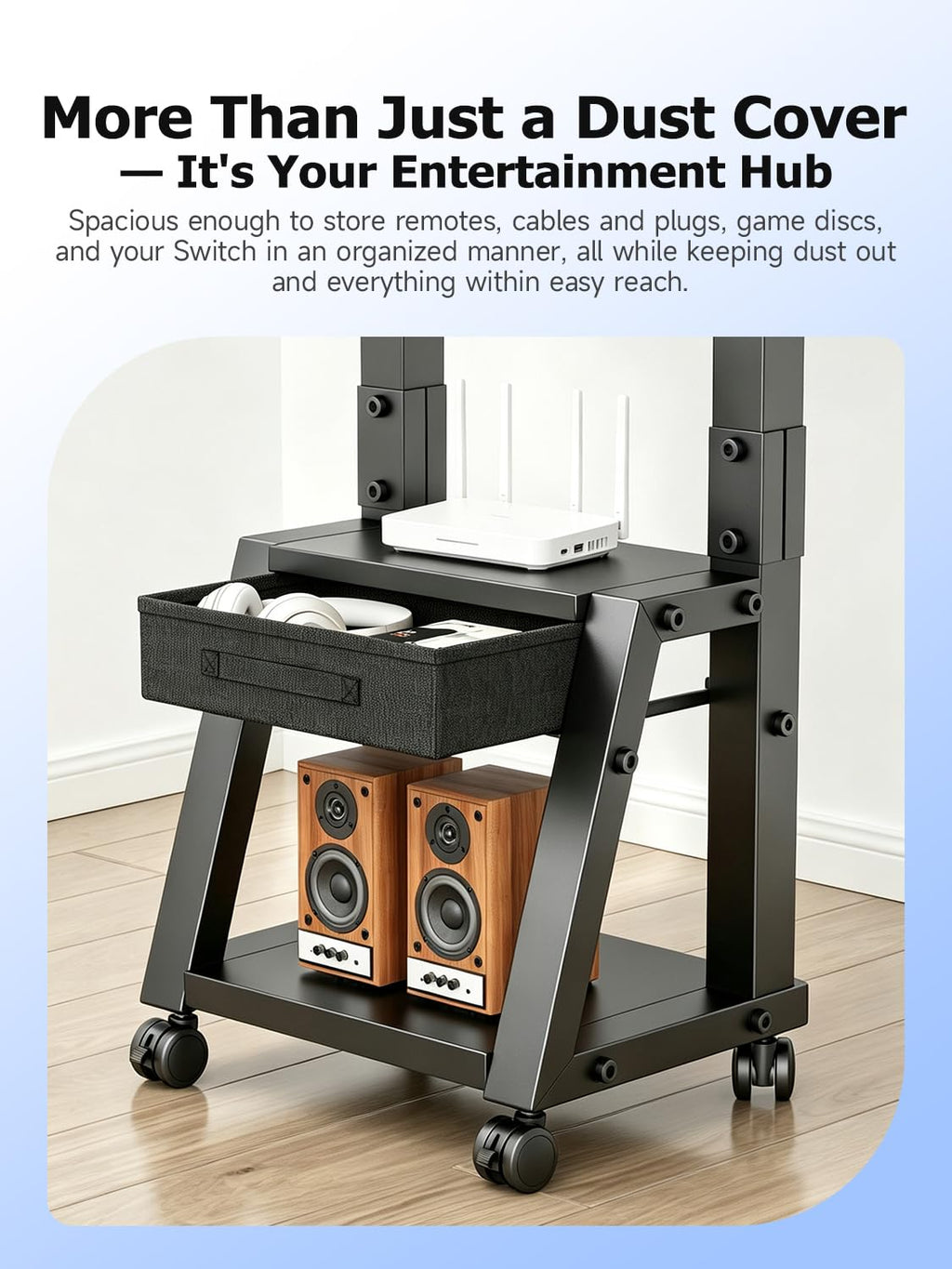 Mobile TV Cart with Storage Drawer for 32-75 inch TVs Z187234