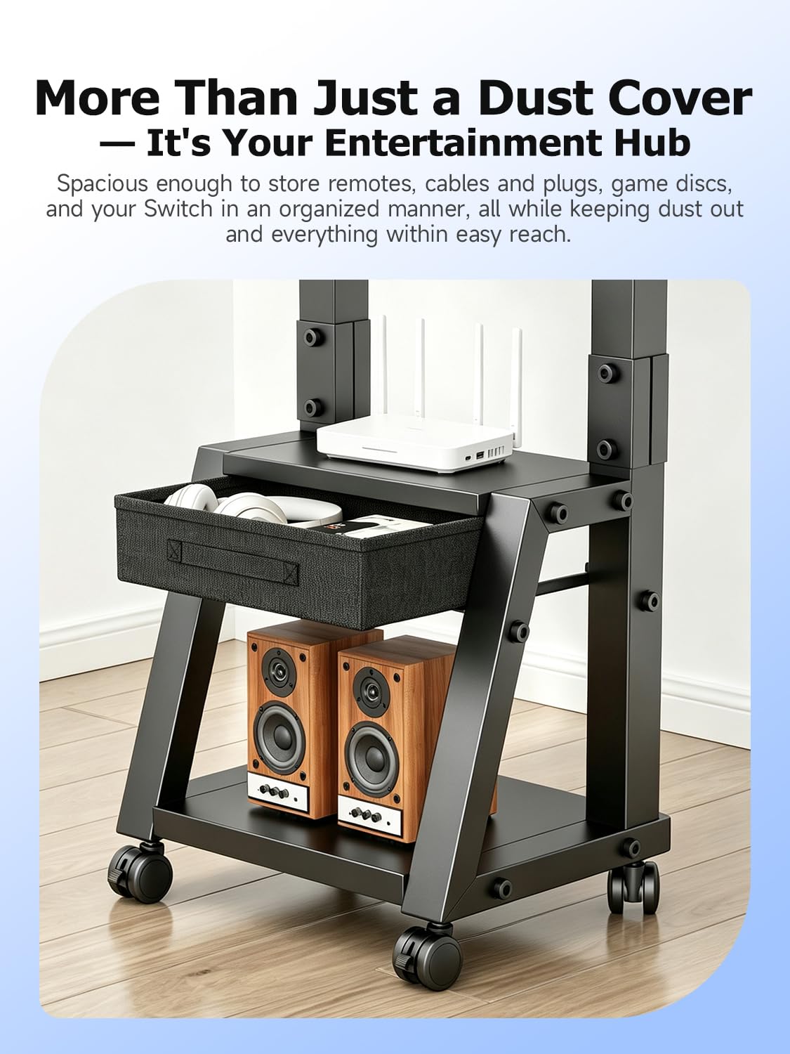 Mobile TV Cart with Storage Drawer for 32-75 inch TVs Z187234