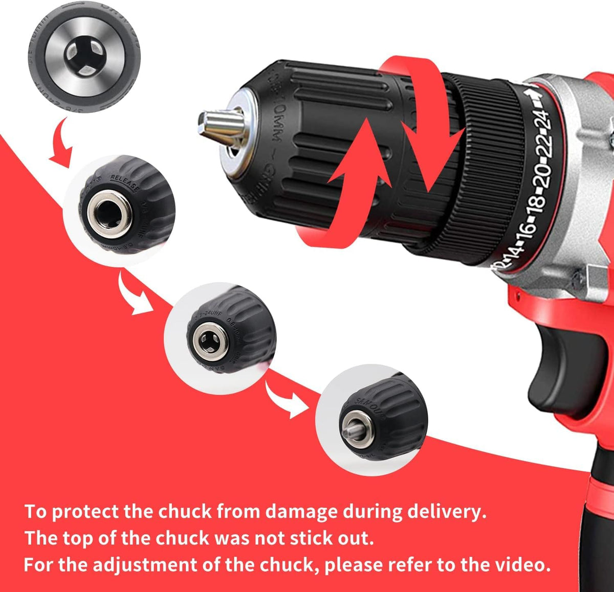 20v Cordless Drill Set with Charger 3/8" Keyless Chuck L191