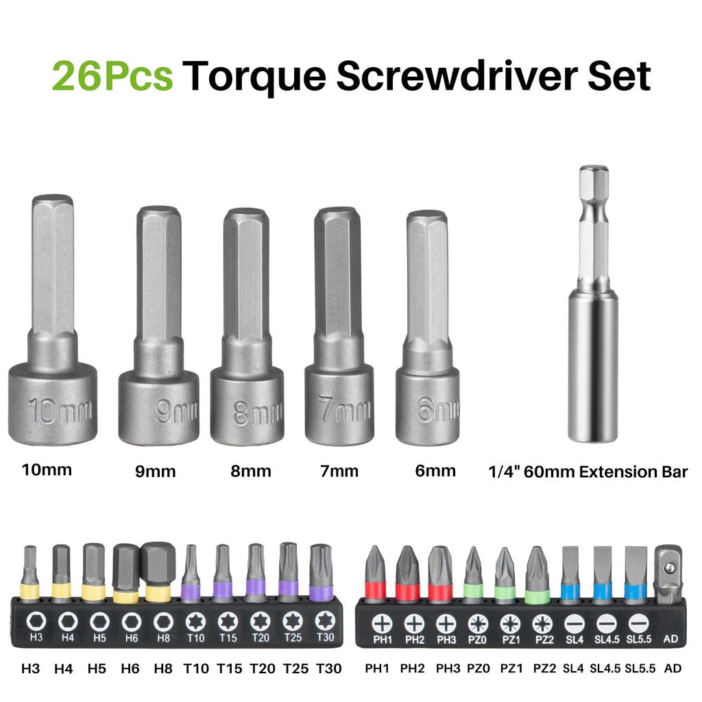 27Pcs Torque Screwdriver G583