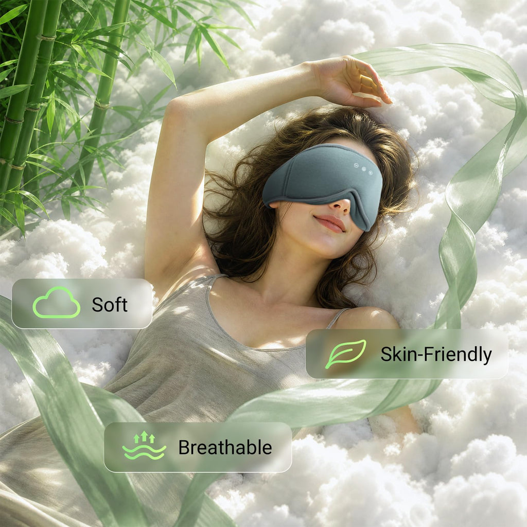 Bamboo Cotton Sleep Mask with Bluetooth Headphones R784701