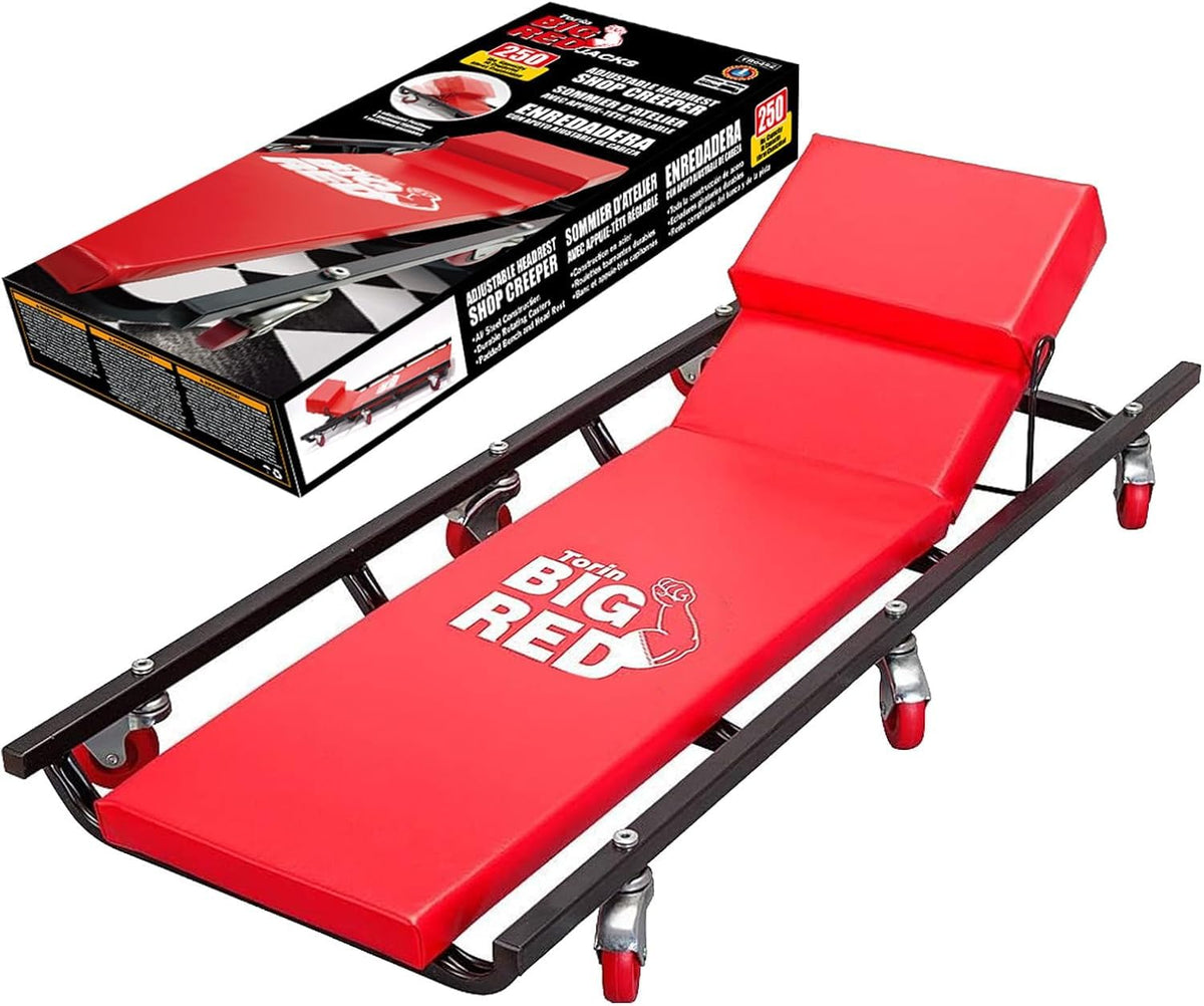 40" Padded Mechanic Creeper with 6 Casters D889484