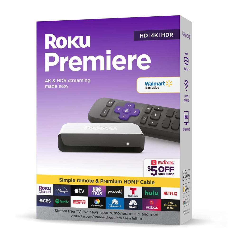 4K HDR Streaming Media Player with HDMI Cable and Remote N684
