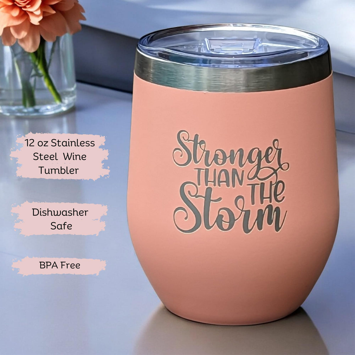 Pink Blanket & Tumbler X734868