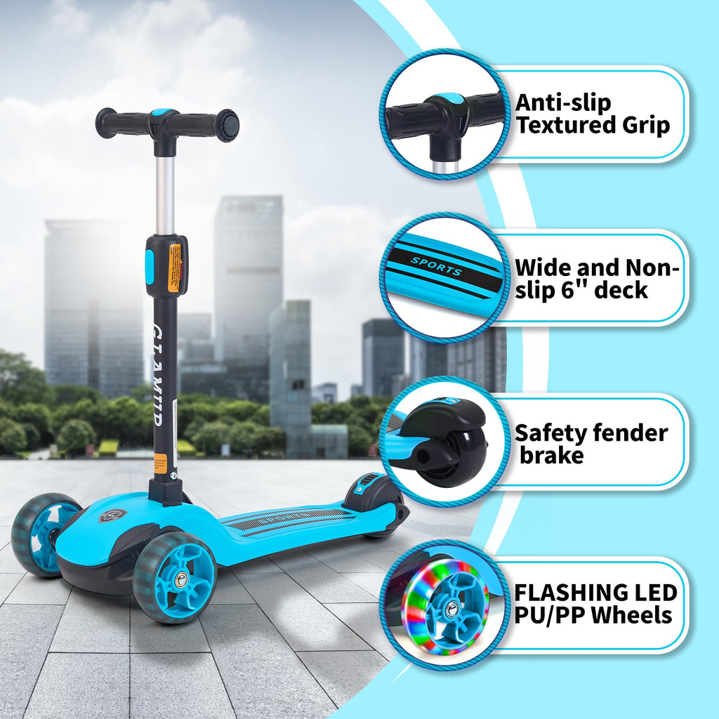 2-in-1 Folding 3 Wheel Kick Scooter T569650