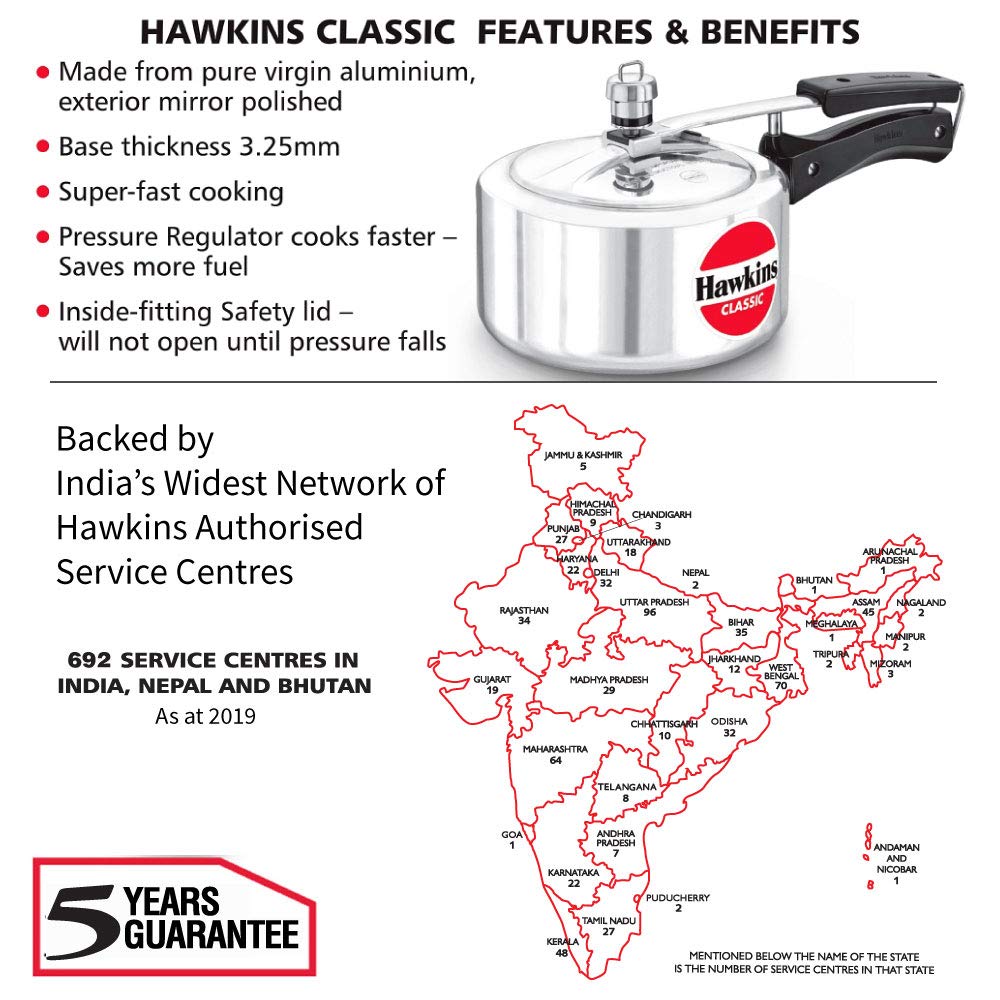 2 Litre Classic Pressure Cooker C657