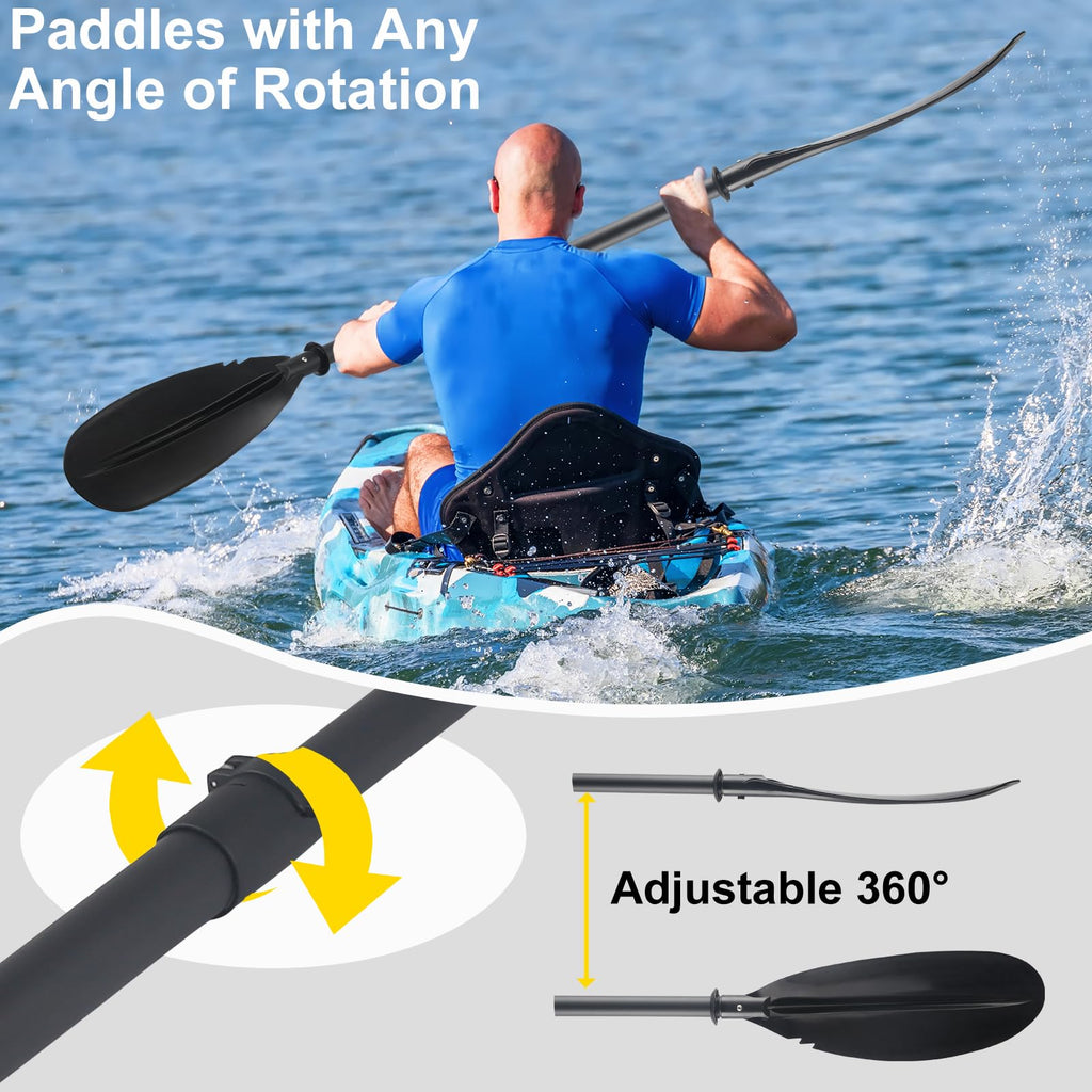 Telescoping Kayak Paddle Black 94inch U499
