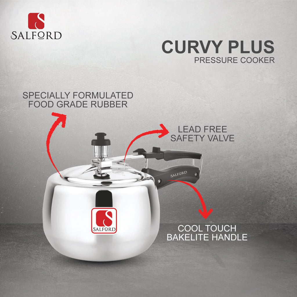 2 Litre Aluminium Pressure Cooker S956976