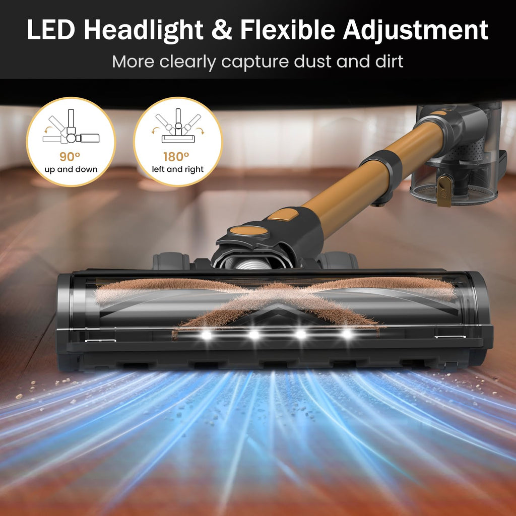 Cordless Stick Vacuum Cleaner 10-in-1 Lightweight 45mins Runtime E662