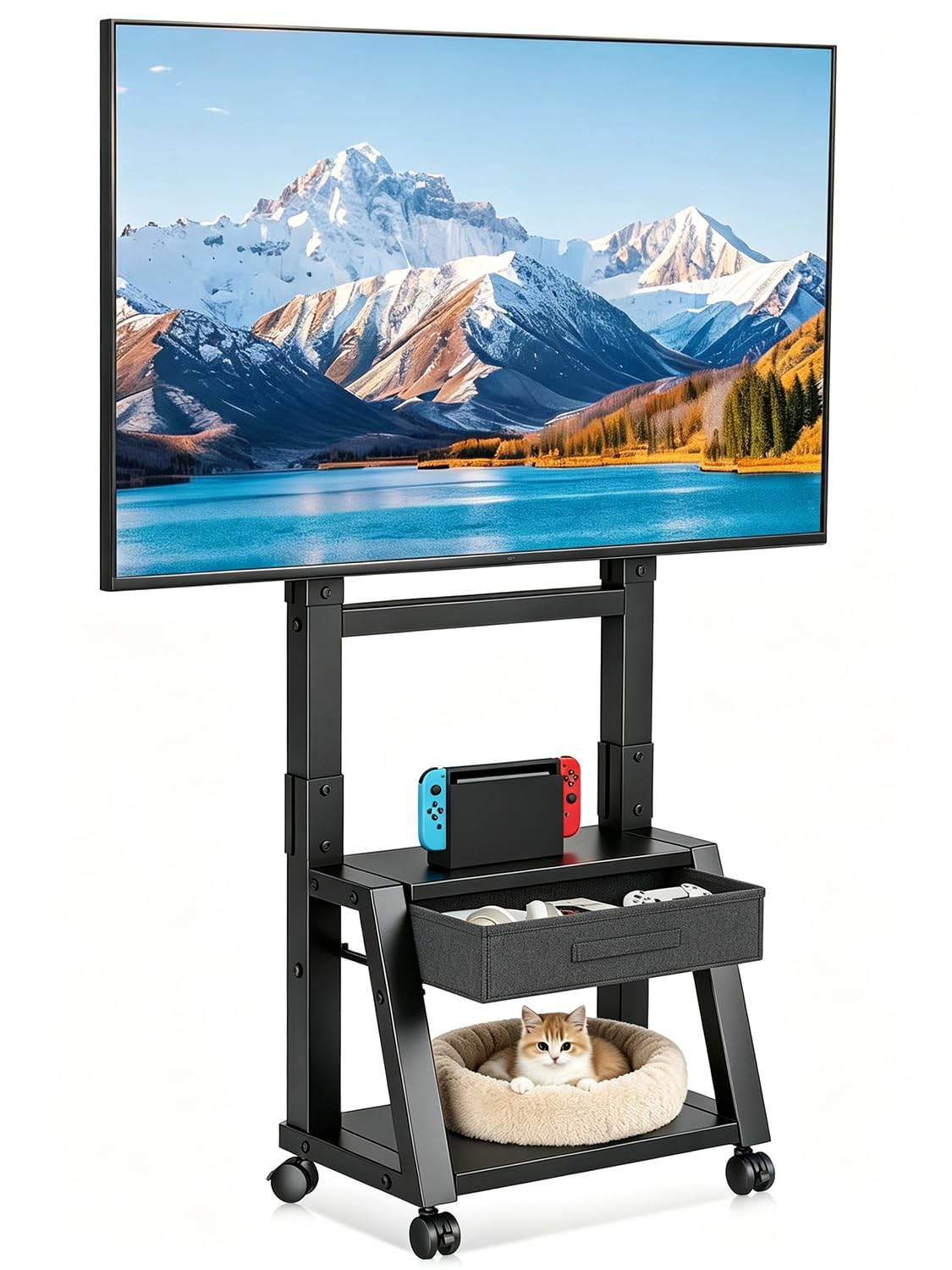 Mobile TV Cart with Storage Drawer for 32-75 inch TVs Z187234