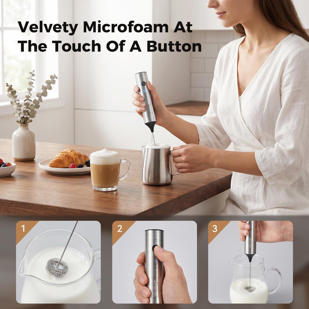 Rechargeable Handheld Milk Frother W723