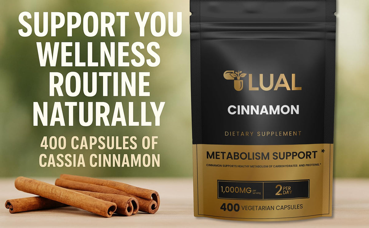 Cinnamon Supplement 1000mg 400 Vegetarian Capsules Y559
