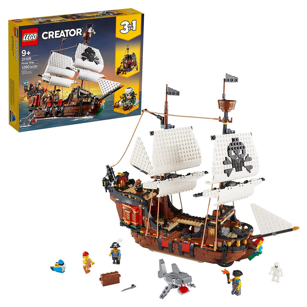 3 in 1 Pirate Ship Building Set A35371