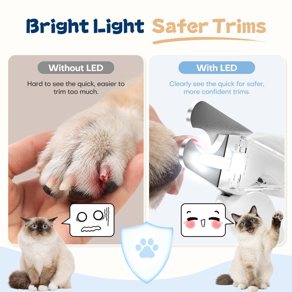 Dog Nail Clippers with Light and Dog Nail Grinder Q416762