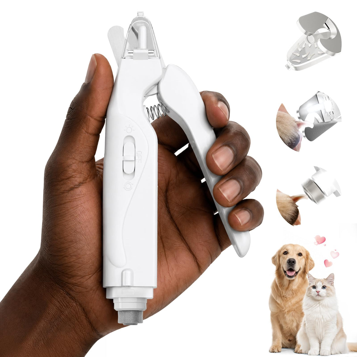 Dog Nail Clippers with Light and Dog Nail Grinder Q416762