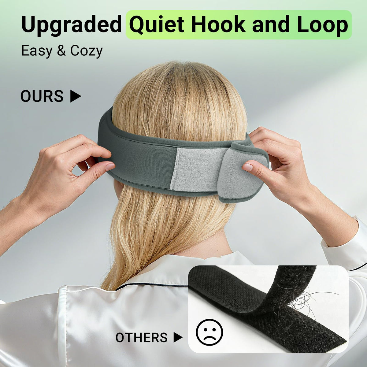 Bamboo Cotton Sleep Mask with Bluetooth Headphones R784701