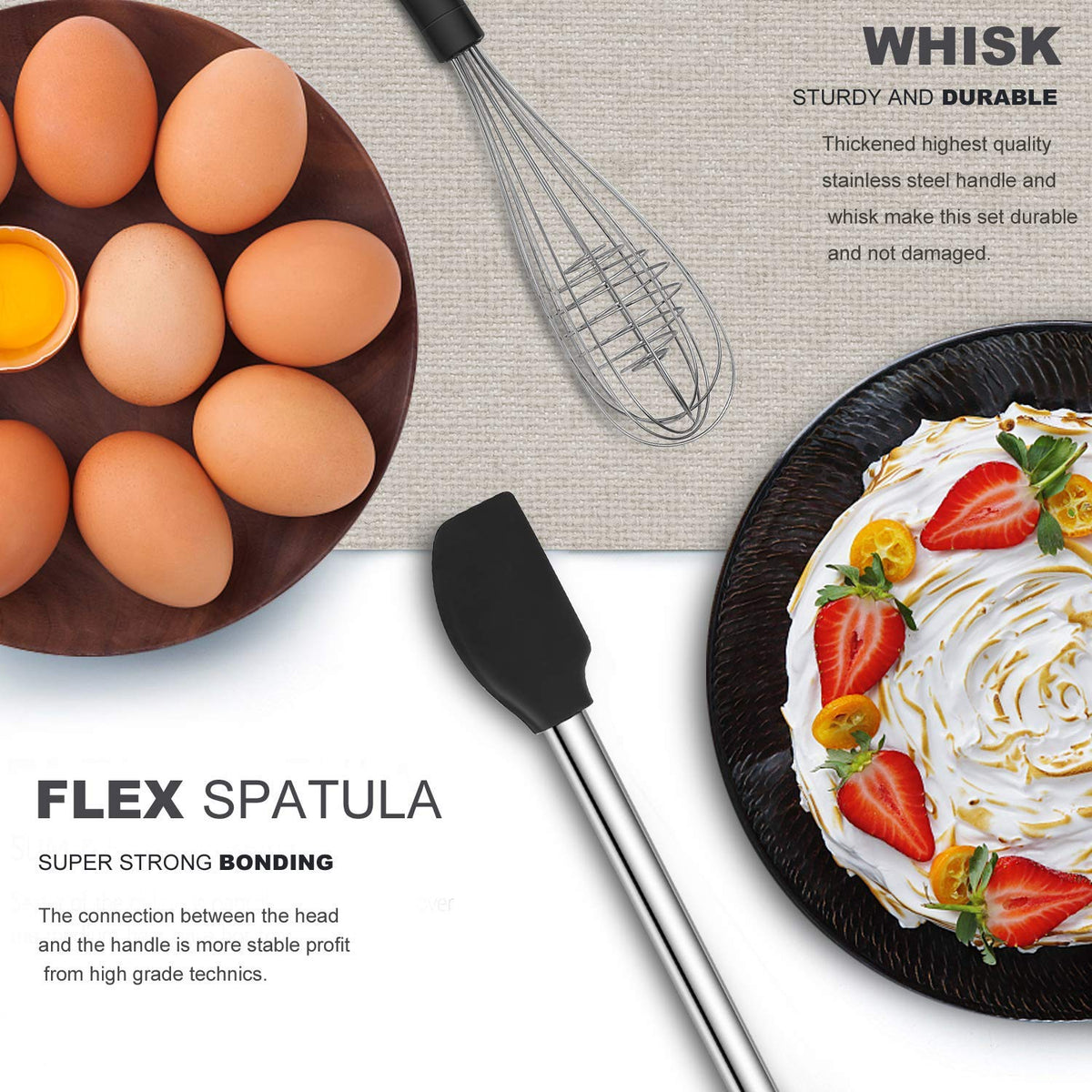 Silicone and Stainless Steel Kitchen Utensil Set F960063
