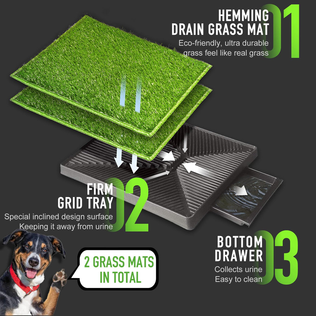 Dog Toilet Indoor Puppy Training Pad 25''x20'' R481269