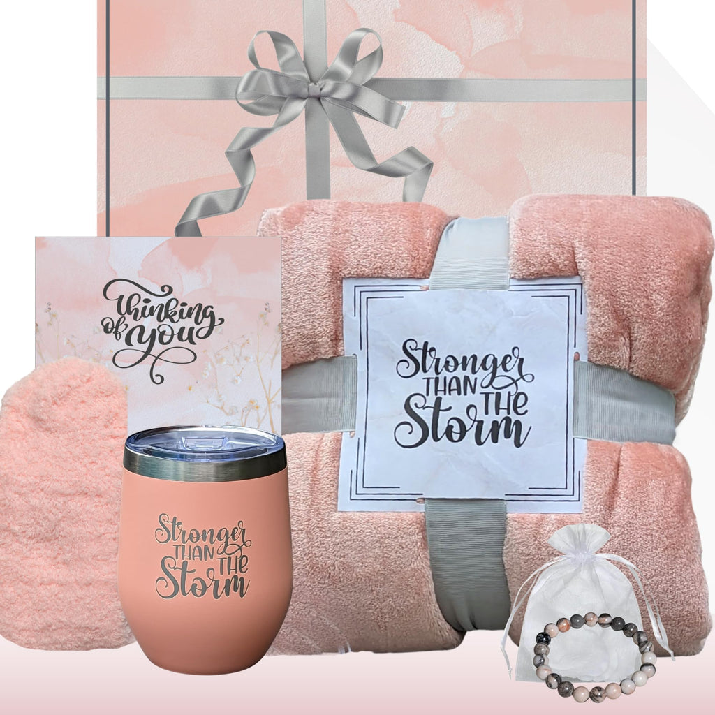 Pink Blanket & Tumbler X734868