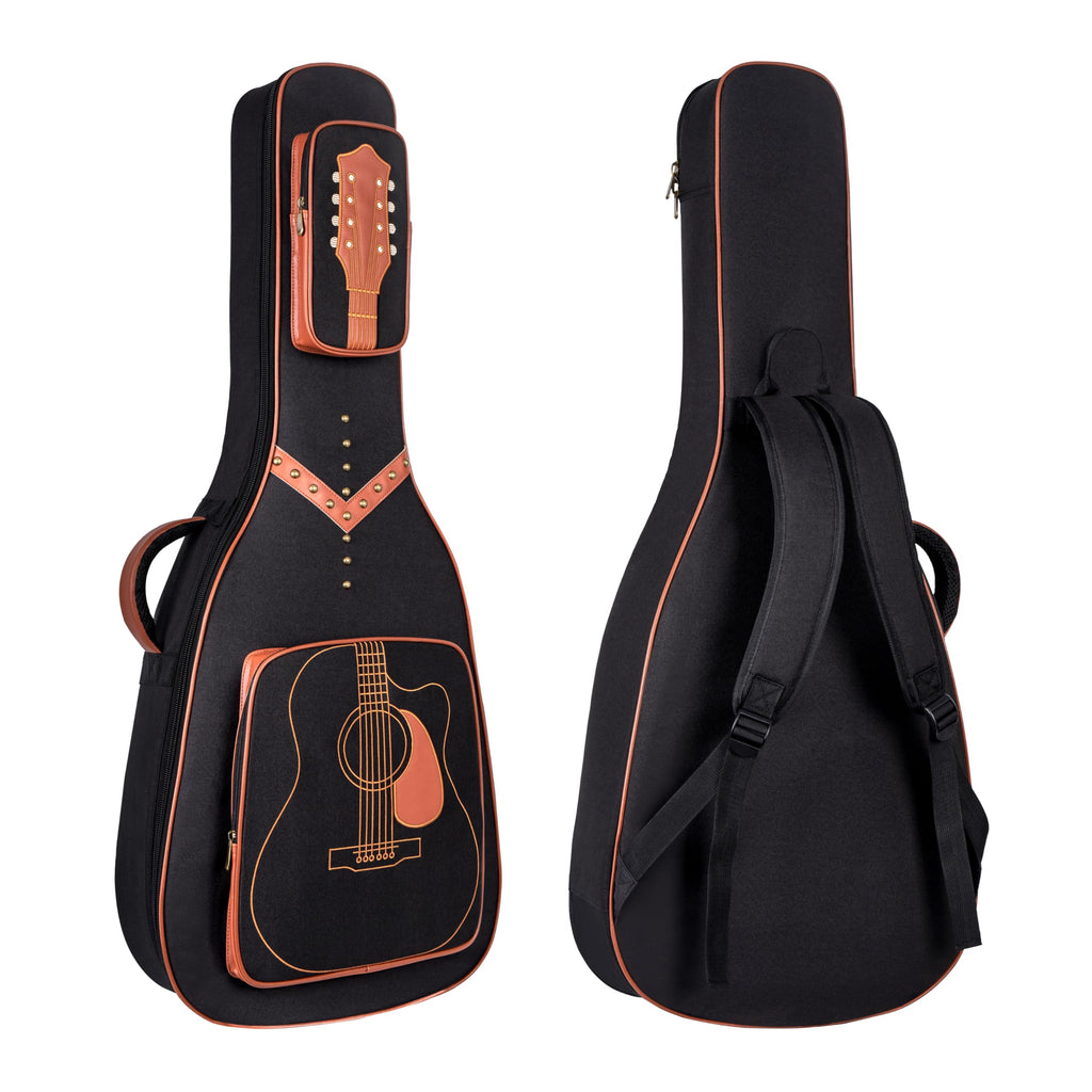 40/41/42" Waterproof PU Leather Acoustic Guitar Bag N45146