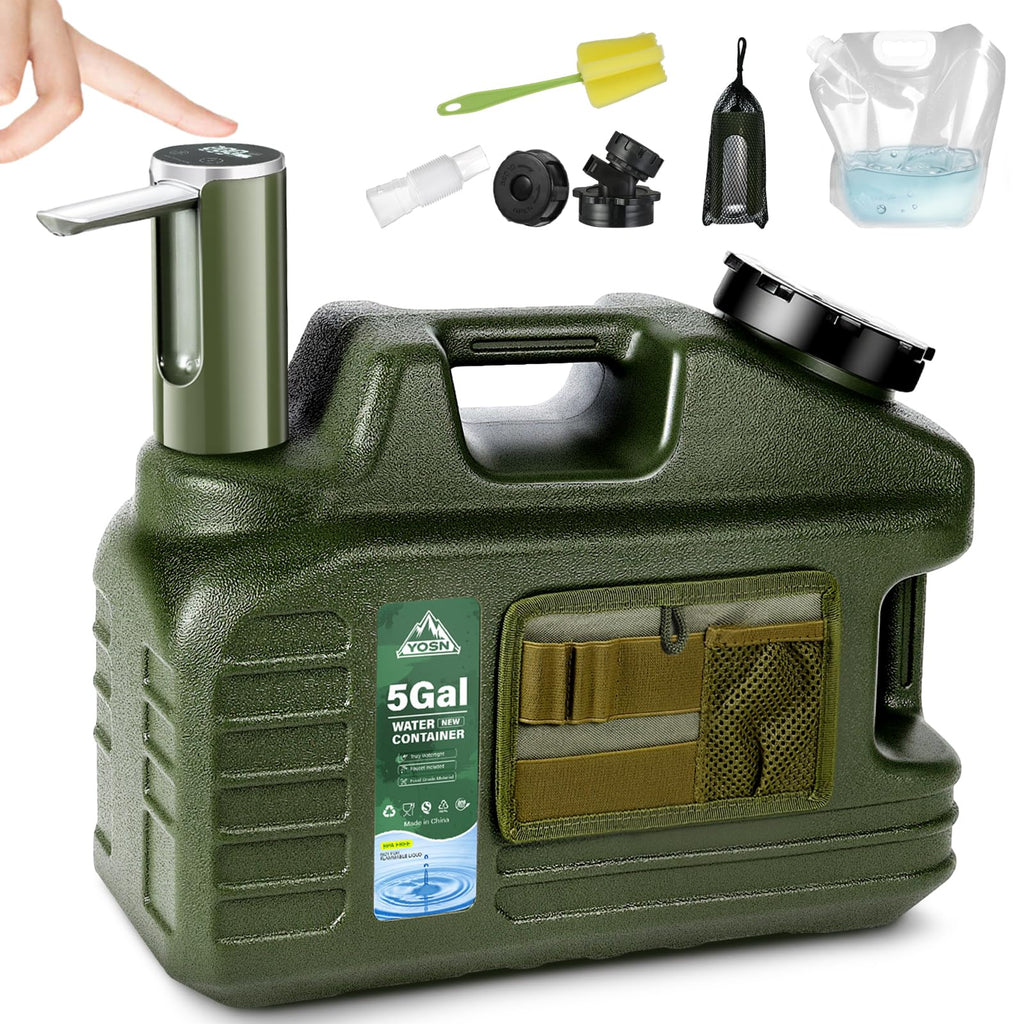5 Gallon BPA Free Water Jug with Pump and Spigot U834724