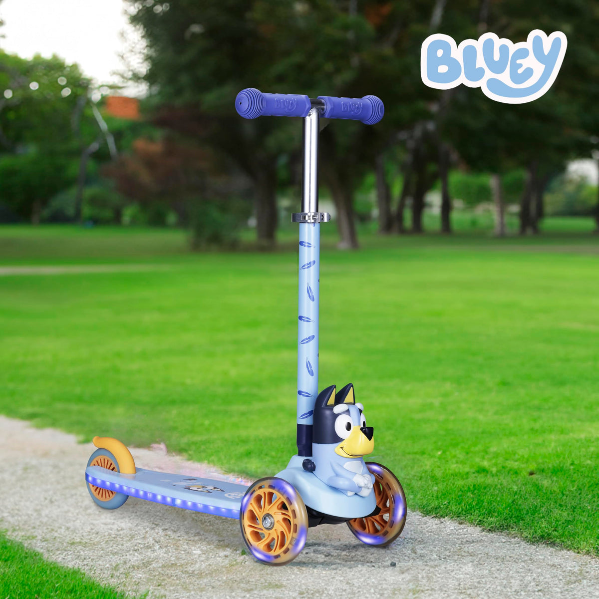 3 Wheel Light Up LED Wheels Kick Scooter I9632