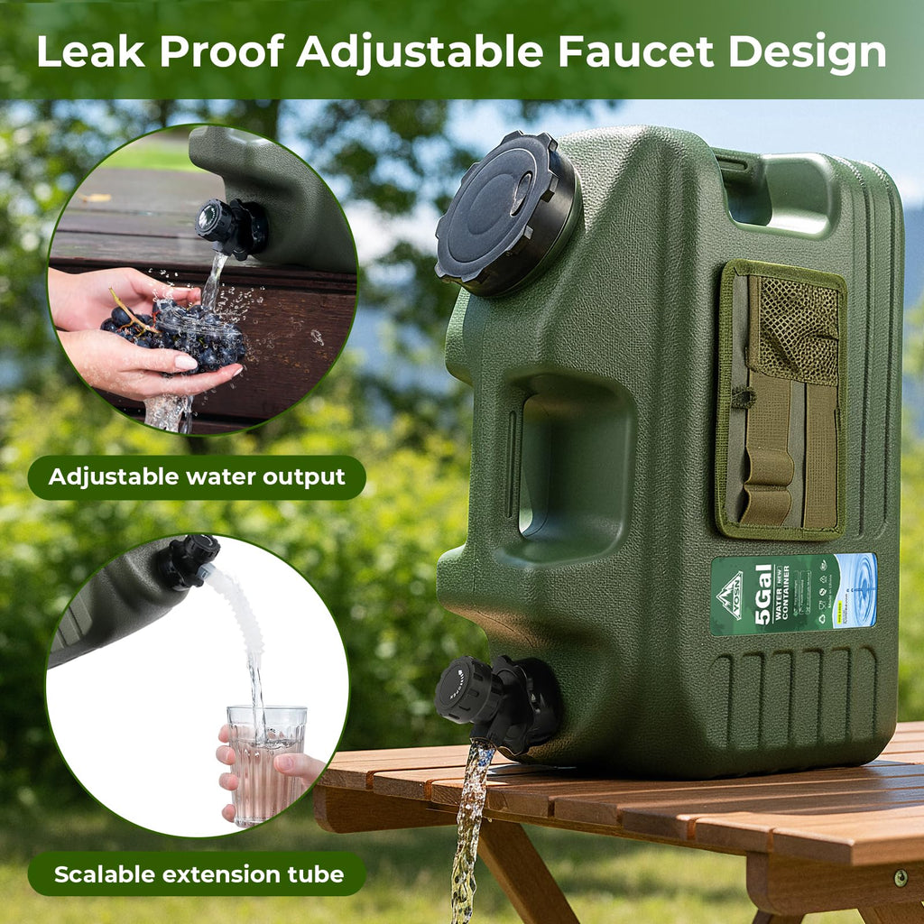 5 Gallon BPA Free Water Jug with Pump and Spigot U834724
