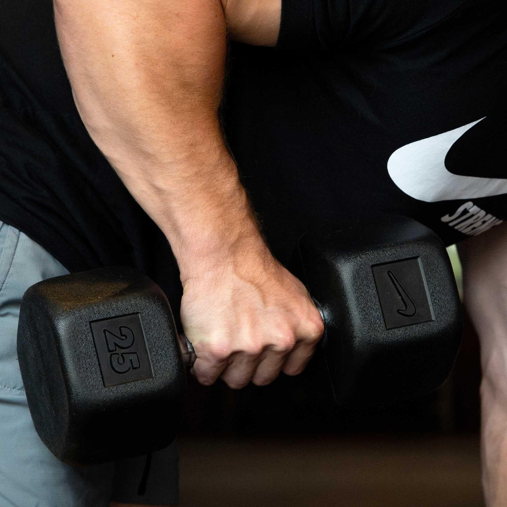 Rubber Hex Dumbbell Pair L907