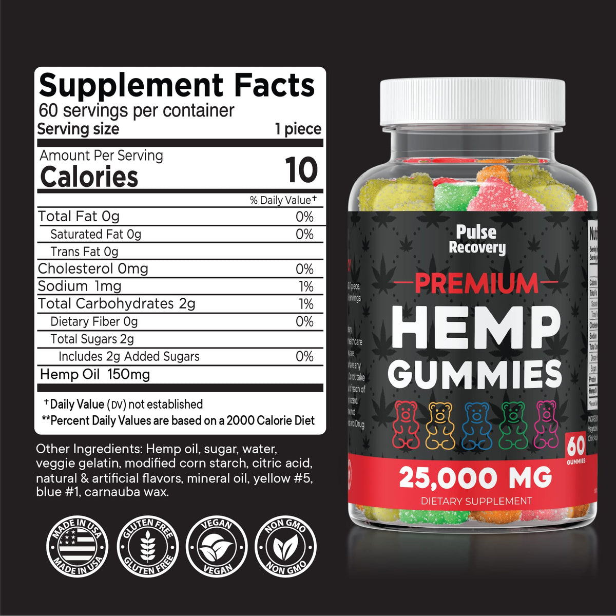 Hemp Gummies 2-Pack 120 Count D856237