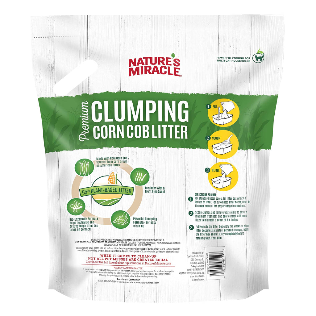 Clumping Corn Cob Cat Litter, 10 lbs P988538
