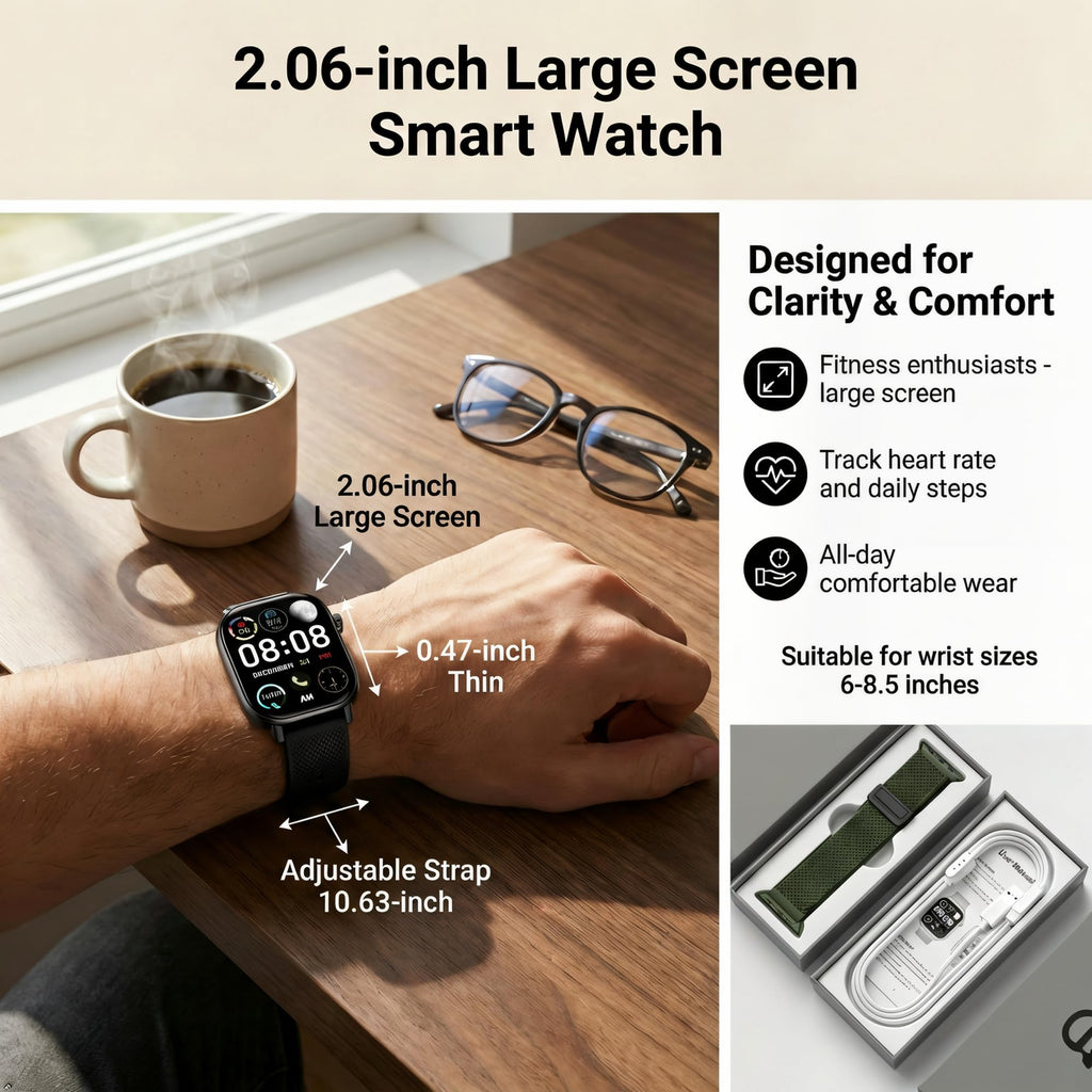 Black Waterproof Running & Swim Watch F7101