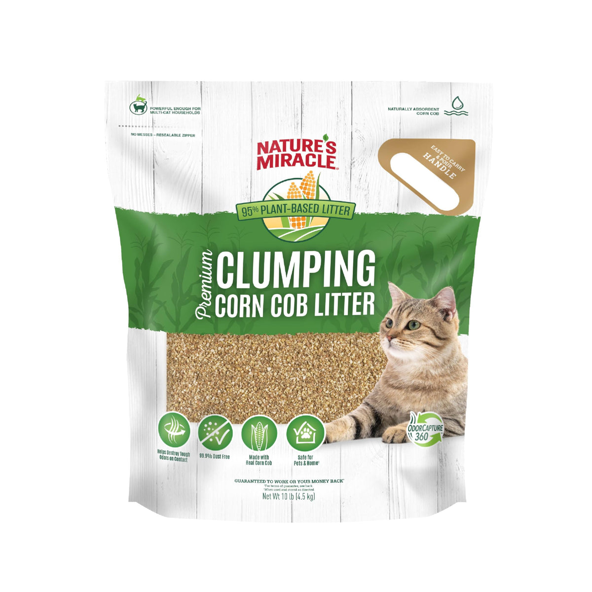 Clumping Corn Cob Cat Litter, 10 lbs P988538