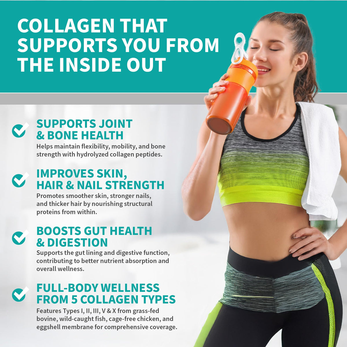 Multi Collagen Protein Powder Unflavored 58 Servings E823