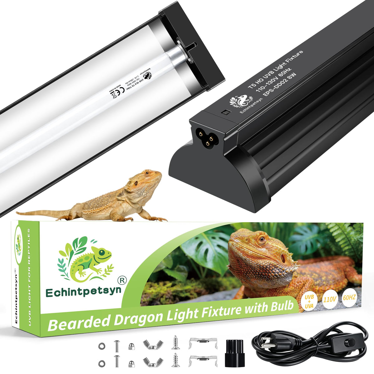 8W T5 HO 10.0 UVB Kit with Bulb W314