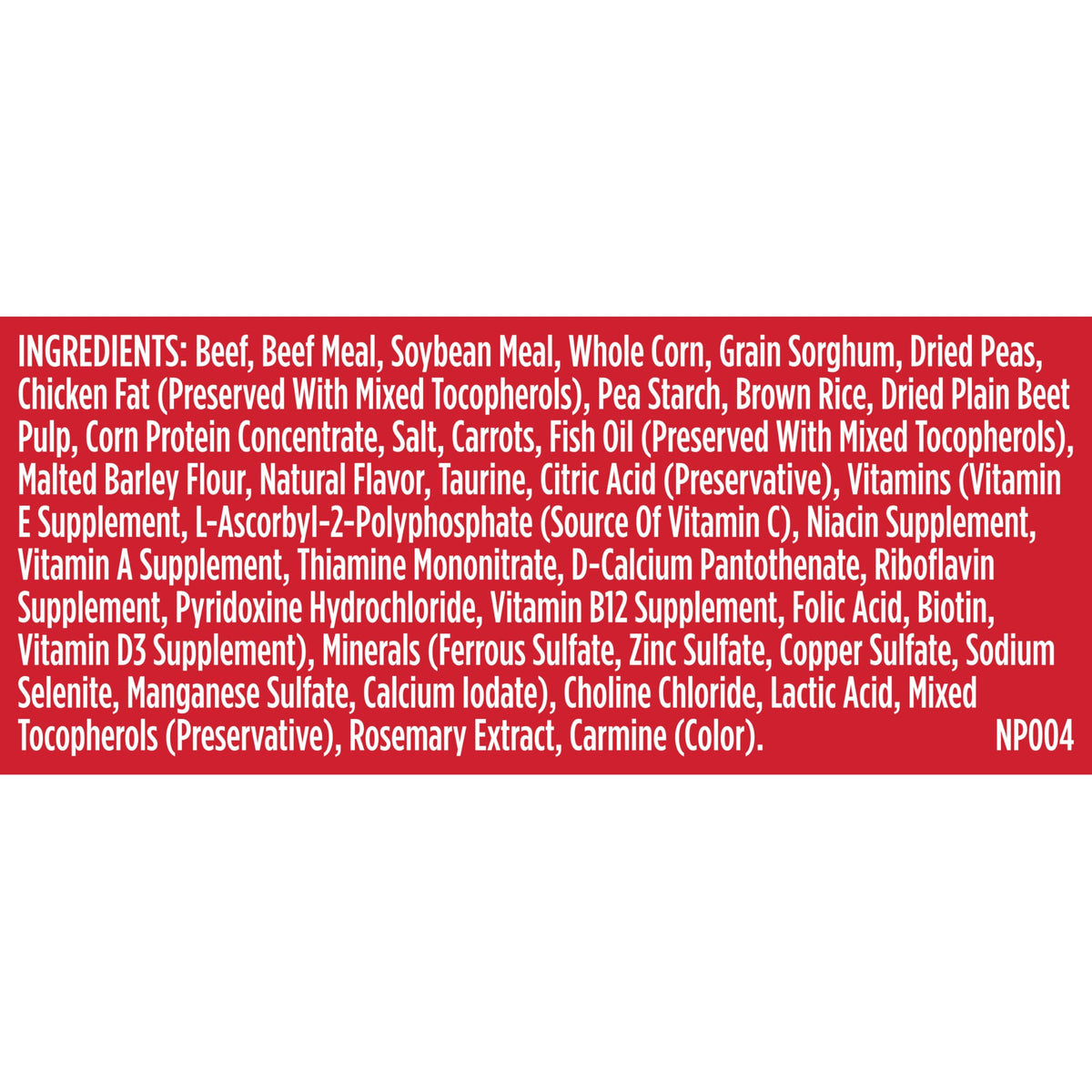 Dry Dog Food, Beef, Pea & Brown Rice, 40 lb. Bag K9671