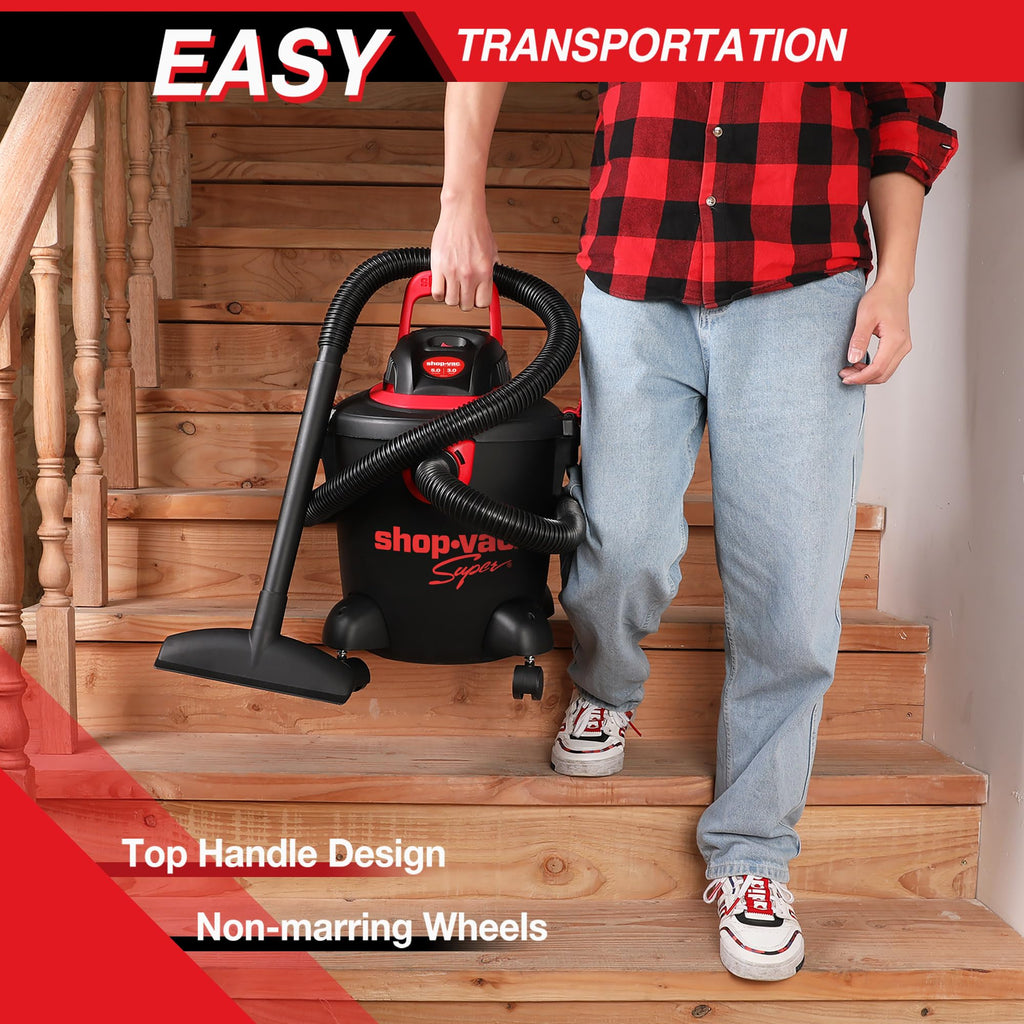 5 Gallon 3.0 Peak HP Wet/Dry Vac with Blower U51250