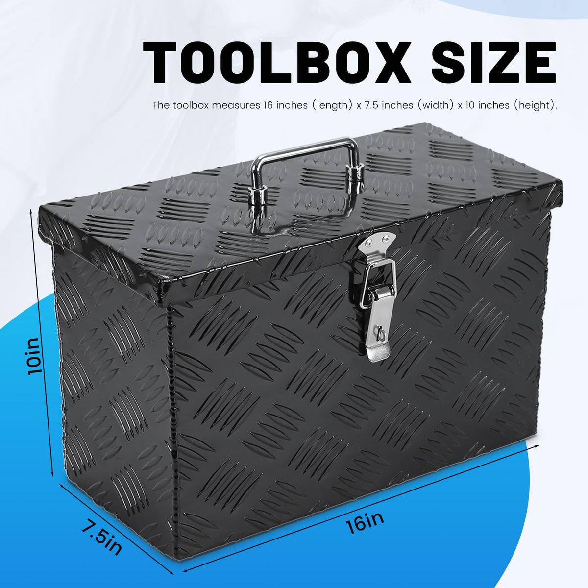 Aluminum Lockable Truck Tool Box W58006