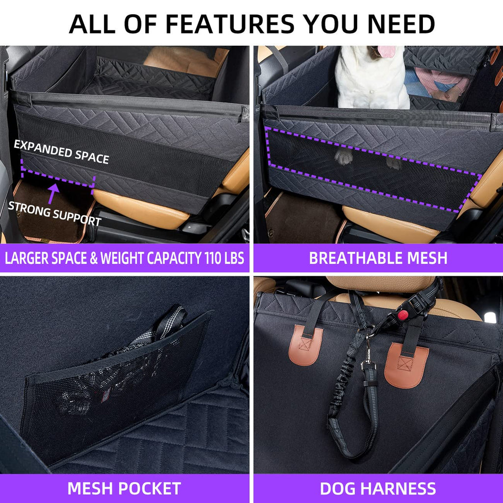 Large Dog Car Seat Back Seat Extender M7742