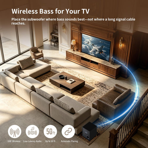 10" Powered Wireless Subwoofer P6691