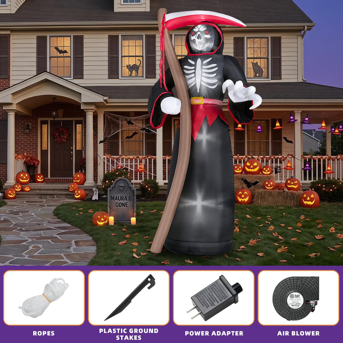 8FT LED Inflatable Outdoor Yard Decor V333