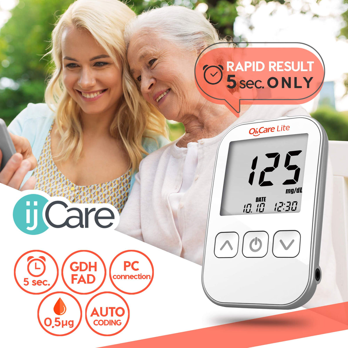 Blood Sugar Testing Monitor with 150 Glucose Test Strips and 200 Lancets I68795