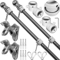 6 FT Stainless Steel Flag Pole Kit, 2 Packs T94591