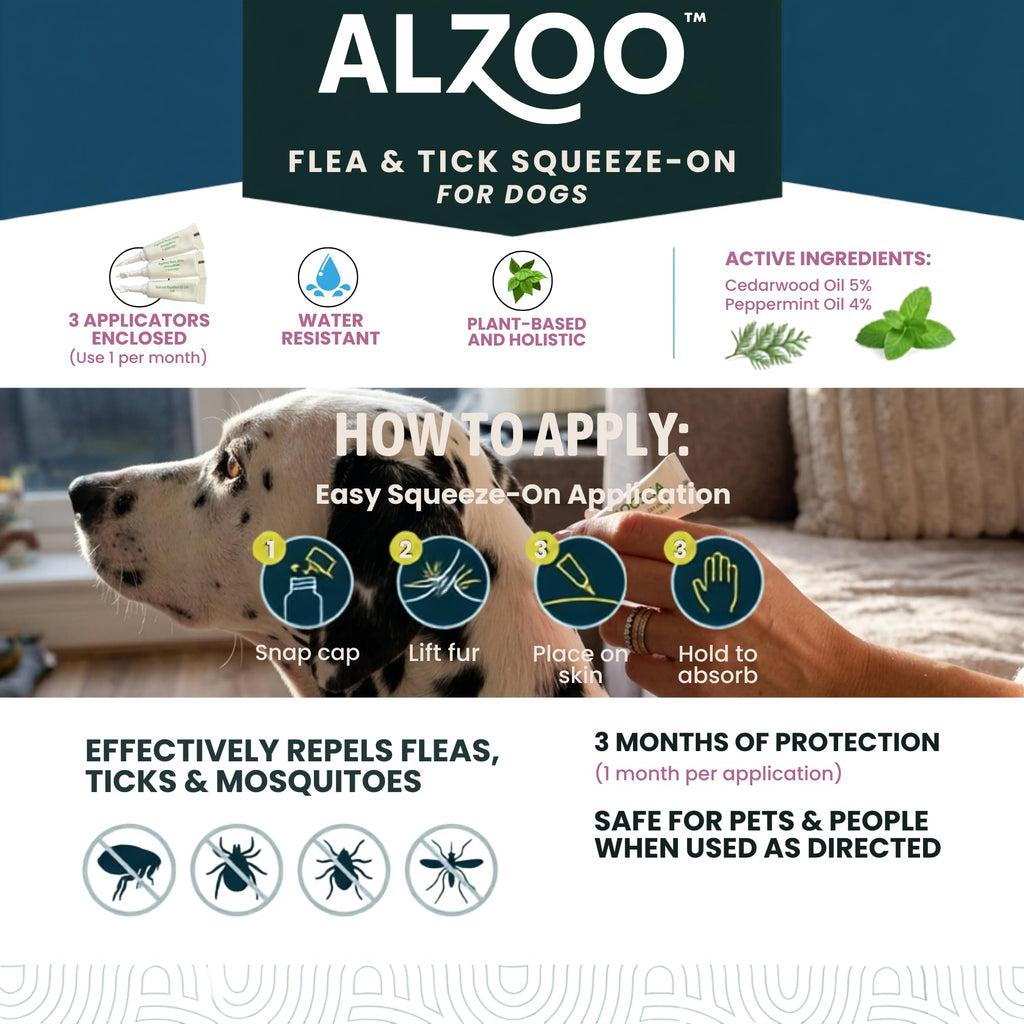 Plant Based Flea & Tick Squeeze-On for Dogs A62593