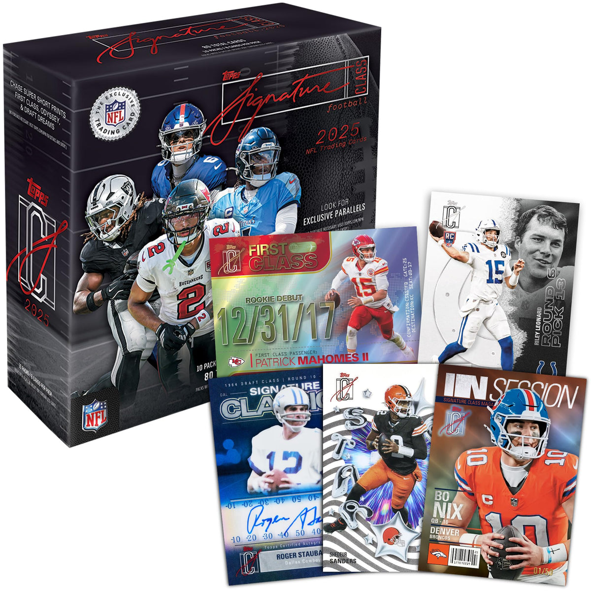 2025 NFL Signature Class Football Mega Box Z169746