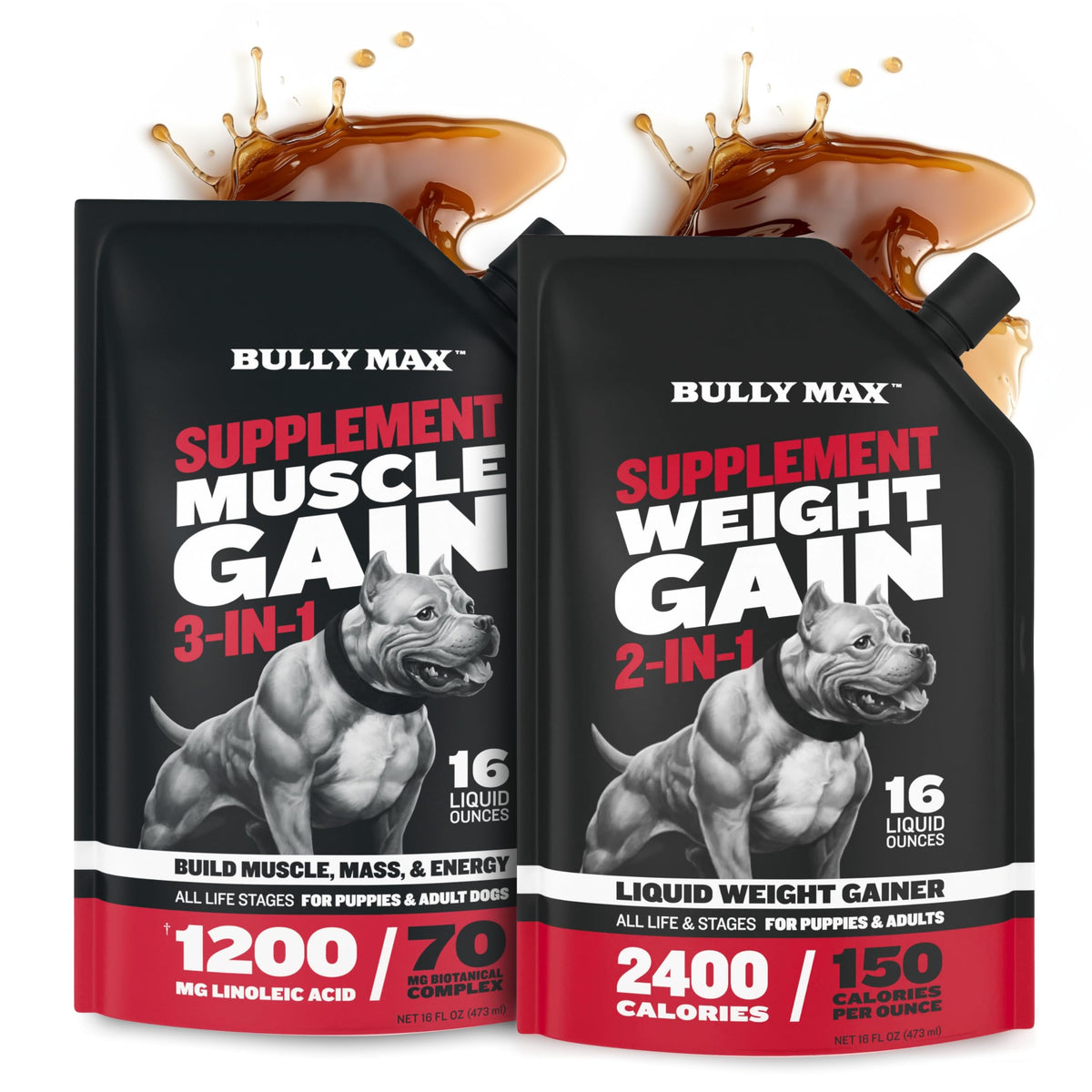 Dog Muscle & Weight Gain Liquid Bundle G1490