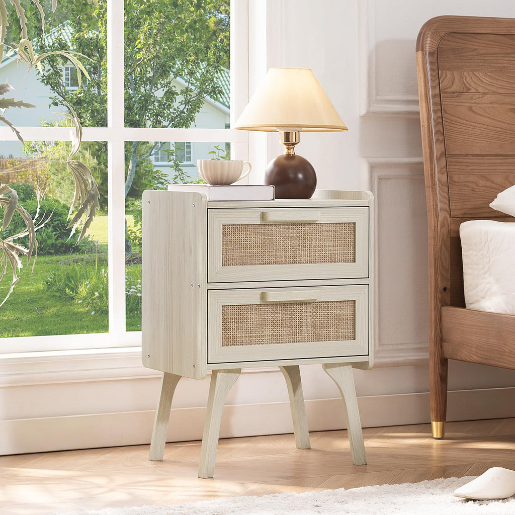 Rattan Night Stand with 2 Drawers X930999